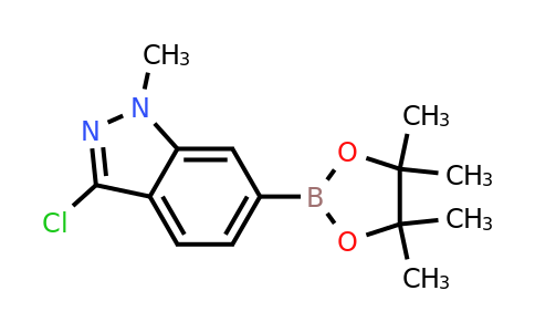 CAS 1902976-00-4 | 3-chloro-1-methyl-6-(tetramethyl-1,3,2-dioxaborolan-2-yl)-1H-indazole