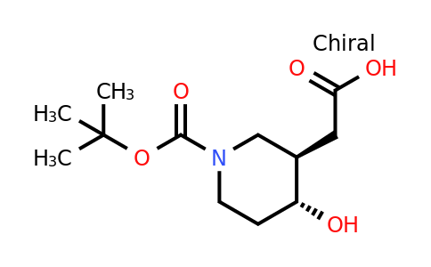 CAS 1903423-99-3 | 2-[trans-1-tert-butoxycarbonyl-4-hydroxy-3-piperidyl]acetic acid