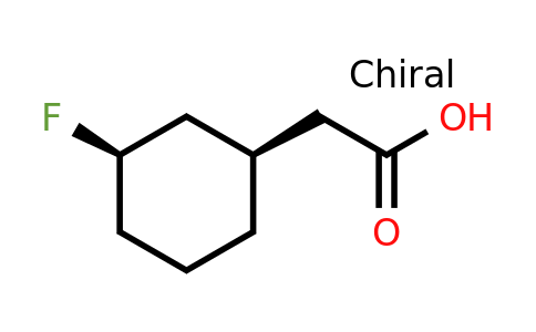CAS 1903826-40-3 | 2-[cis-3-fluorocyclohexyl]acetic acid