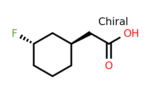 CAS 1903832-83-6 | 2-[trans-3-fluorocyclohexyl]acetic acid