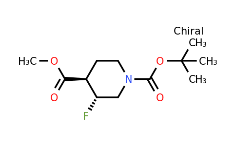 CAS 1903833-67-9 | (3,4)-Trans-1-tert-Butyl 4-Methyl 3-fluoropiperidine-1,4-dicarboxylate racemate