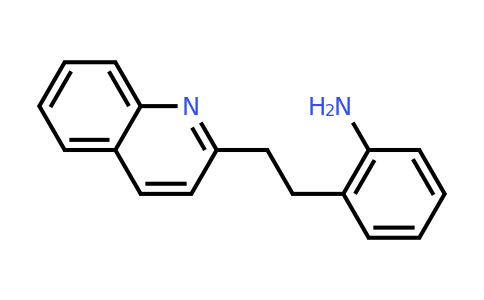 CAS 190437-55-9 | 2-(2-(Quinolin-2-yl)ethyl)aniline