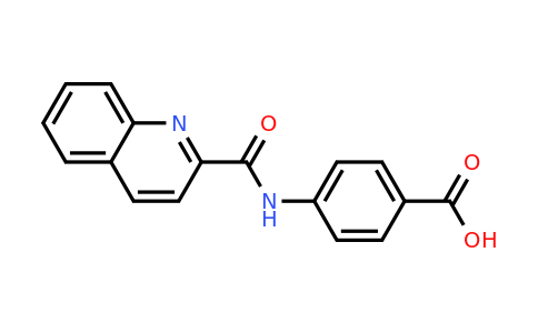 CAS 190437-68-4 | 4-(Quinoline-2-carboxamido)benzoic acid
