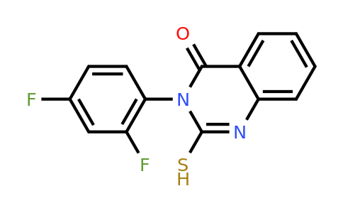 CAS 19062-31-8 | 3-(2,4-difluorophenyl)-2-sulfanyl-3,4-dihydroquinazolin-4-one