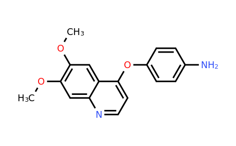 CAS 190728-25-7 | 4-[(6,7-dimethoxyquinolin-4-yl)oxy]aniline - Synblock
