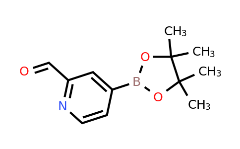 CAS 1908436-02-1 | 4-(4,4,5,5-Tetramethyl-1,3,2-dioxaborolan-2-YL)picolinaldehyde