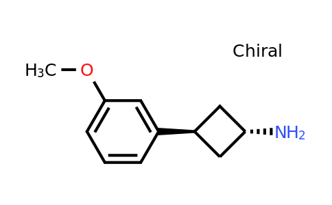 CAS 1909286-82-3 | trans-3-(3-methoxyphenyl)cyclobutanamine