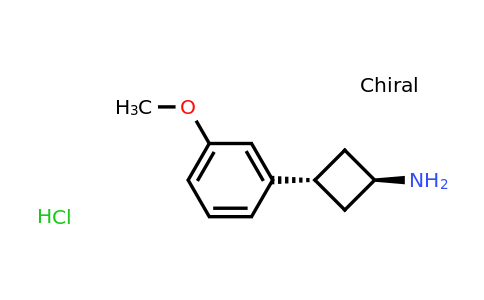 CAS 1909286-83-4 | trans-3-(3-methoxyphenyl)cyclobutanamine;hydrochloride