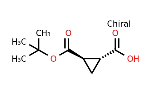CAS 1909288-13-6 | (1R,2R)-2-tert-butoxycarbonylcyclopropanecarboxylic acid