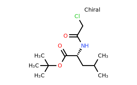 CAS 1909288-17-0 | tert-butyl (2R)-2-(2-chloroacetamido)-4-methylpentanoate
