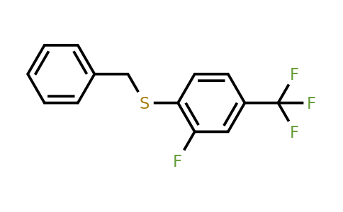 CAS 1909309-77-8 | 1-(benzylsulfanyl)-2-fluoro-4-(trifluoromethyl)benzene