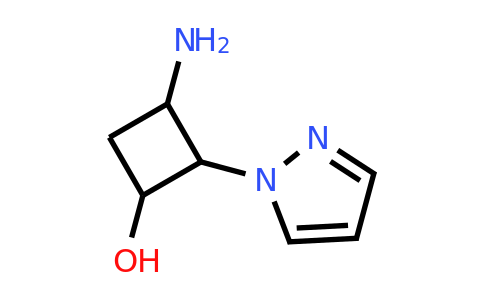 CAS 1909336-44-2 | 3-amino-2-pyrazol-1-yl-cyclobutanol