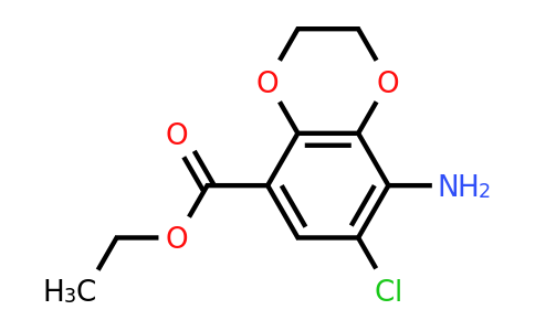 CAS 191024-17-6 | 8-Amino-7-chloro-2,3-dihydro-benzo[1,4]dioxine-5-carboxylic acid ethyl ester