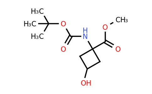 CAS 191110-53-9 | methyl 1-{[(tert-butoxy)carbonyl]amino}-3-hydroxycyclobutane-1-carboxylate