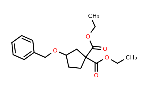 CAS 191110-64-2 | Diethyl 3-(benzyloxy)cyclopentane-1,1-dicarboxylate