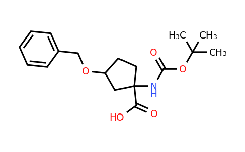 CAS 191110-68-6 | 3-Benzyloxy-1-tert-butoxycarbonylamino-cyclopentanecarboxylic acid