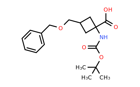CAS 191110-91-5 | 3-[(benzyloxy)methyl]-1-{[(tert-butoxy)carbonyl]amino}cyclobutane-1-carboxylic acid