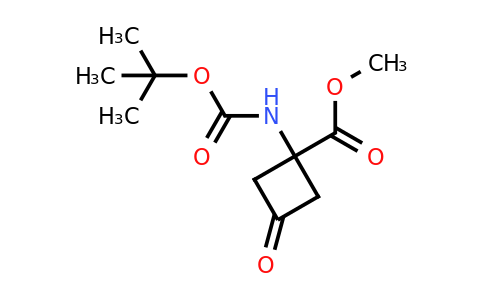 CAS 191110-97-1 | methyl 1-(tert-butoxycarbonylamino)-3-oxo-cyclobutanecarboxylate