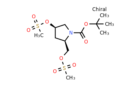CAS 191280-86-1 | tert-butyl (2R,4R)-4-methylsulfonyloxy-2-(methylsulfonyloxymethyl)pyrrolidine-1-carboxylate