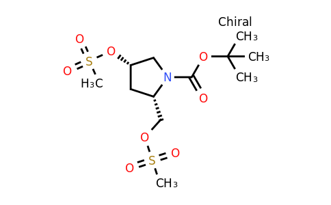 CAS 191280-89-4 | tert-butyl (2S,4S)-4-methylsulfonyloxy-2-(methylsulfonyloxymethyl)pyrrolidine-1-carboxylate