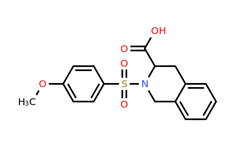 CAS 191326-98-4 | 2-(4-methoxybenzenesulfonyl)-1,2,3,4-tetrahydroisoquinoline-3-carboxylic acid