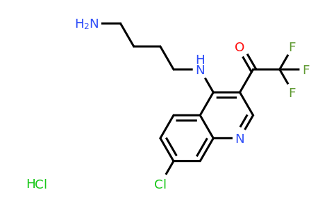 CAS 1922870-51-6 | 1-(4-((4-Aminobutyl)amino)-7-chloroquinolin-3-yl)-2,2,2-trifluoroethanone hydrochloride