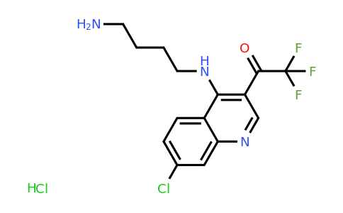 1-(4-((4-Aminobutyl)amino)-7-chloroquinolin-3-yl)-2,2,2-trifluoroethanone hydrochloride