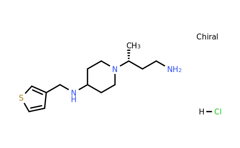 CAS 1923056-77-2 | (R)-1-(4-Aminobutan-2-yl)-N-(thiophen-3-ylmethyl)piperidin-4-amine hydrochloride