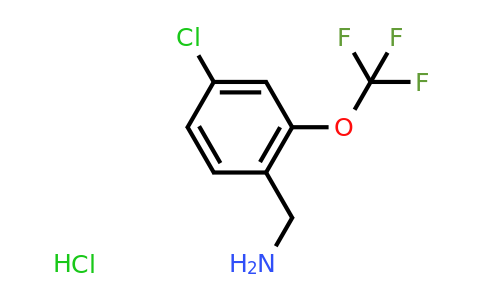CAS 1923069-30-0 | (4-Chloro-2-(trifluoromethoxy)phenyl)methanamine hydrochloride