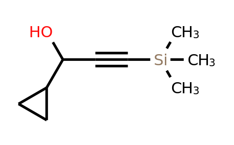 CAS 192315-00-7 | 1-cyclopropyl-3-(trimethylsilyl)prop-2-yn-1-ol