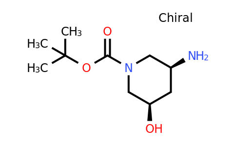 CAS 1923165-22-3 | cis-3-Amino-5-hydroxy-piperidine-1-carboxylic acid tert-butyl ester