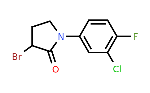 CAS 192318-55-1 | 3-bromo-1-(3-chloro-4-fluorophenyl)pyrrolidin-2-one