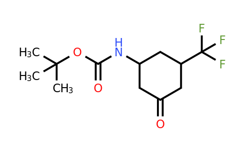 CAS 1923335-40-3 | tert-butyl N-[3-oxo-5-(trifluoromethyl)cyclohexyl]carbamate