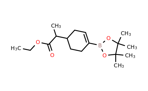 CAS 1923824-60-5 | ethyl 2-[4-(4,4,5,5-tetramethyl-1,3,2-dioxaborolan-2-yl)cyclohex-3-en-1-yl]propanoate