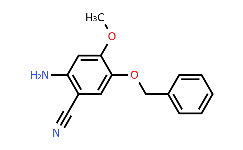CAS 192869-57-1 | 2-Amino-5-(benzyloxy)-4-methoxybenzonitrile