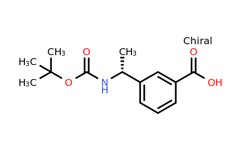 CAS 193150-14-0 | (R)-3-(1-tert-Butoxycarbonylamino-ethyl)-benzoic acid