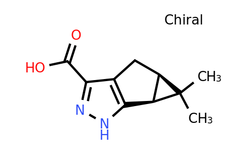 CAS 1931930-26-5 | (4AR,5aS)-5,5-dimethyl-4,4a,5,5a-tetrahydro-1H-cyclopropa[4,5]cyclopenta[1,2-c]pyrazole-3-carboxylic acid