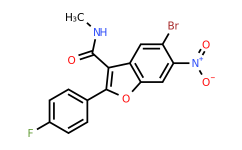 CAS 1931935-36-2 | 5-bromo-2-(4-fluorophenyl)-N-methyl-6-nitro-1-benzofuran-3-carboxamide