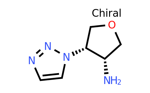 CAS 1931960-30-3 | rac-(3R,4S)-4-(1H-1,2,3-triazol-1-yl)oxolan-3-amine