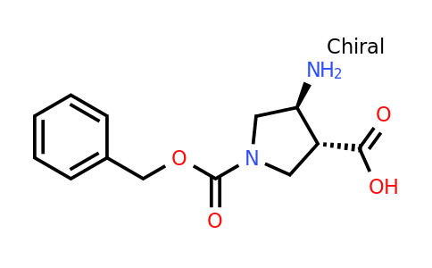 CAS 1931961-11-3 | Trans-4-amino-1-cbz-pyrrolidine-3-carboxylic acid