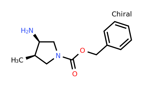 CAS 1931961-37-3 | (3R,4R)-Benzyl 3-amino-4-methylpyrrolidine-1-carboxylate