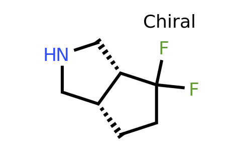 CAS 1931964-02-1 | (3aR,6aS)-4,4-difluoro-2,3,3a,5,6,6a-hexahydro-1H-cyclopenta[c]pyrrole