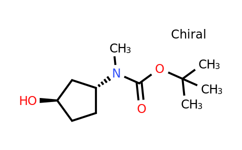 CAS 1932050-70-8 | carbamic acid, n-[(1r,3r)-3-hydroxycyclopentyl]-n-methyl-, 1,1-dimethylethyl ester, rel-