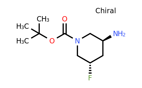 CAS 1932056-72-8 | (3S,5S)-3-Amino-5-fluoro-piperidine-1-carboxylic acid tert-butyl ester