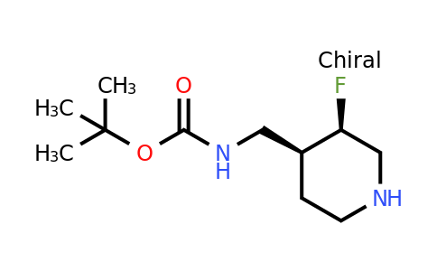 CAS 1932074-14-0 | tert-butyl N-{[(3R,4S)-3-fluoropiperidin-4-yl]methyl}carbamate