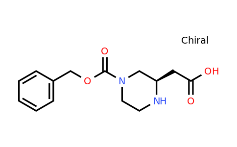 CAS 1932109-07-3 | (R)-2-(4-((Benzyloxy)carbonyl)piperazin-2-yl)acetic acid