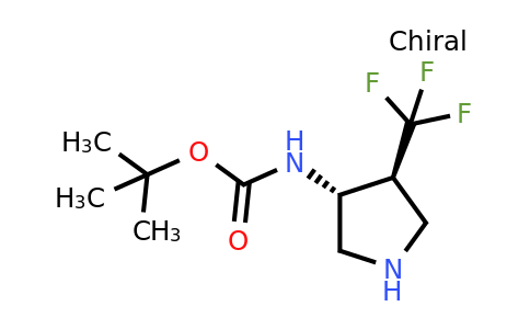 CAS 1932145-07-7 | tert-butyl N-[(3R,4S)-4-(trifluoromethyl)pyrrolidin-3-yl]carbamate