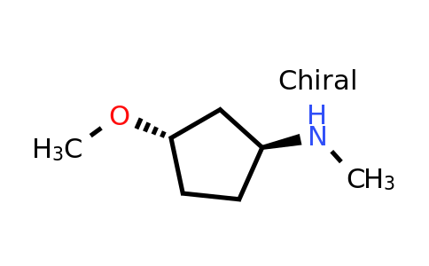 CAS 1932166-33-0 | (1S,3S)-3-methoxy-N-methyl-cyclopentanamine