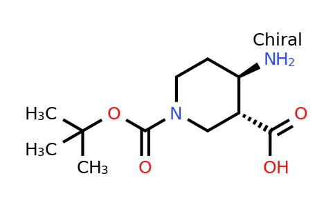 CAS 1932221-11-8 | (3R,4R)-4-amino-1-[(tert-butoxy)carbonyl]piperidine-3-carboxylic acid