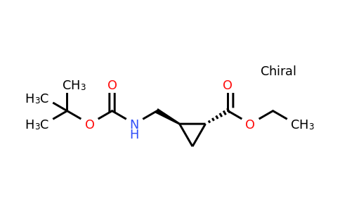 CAS 1932229-76-9 | ethyl (1R,2R)-2-({[(tert-
butoxy)carbonyl]amino}methyl)cyclopropane-1-
carboxylate